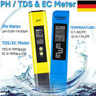 Digital Tester PH+TDS EC Wassertest Meter Messgert Leitwertmessgert 0~9990ppm