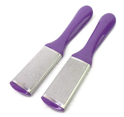 (LOT OF 2) CHOOSE COLOR Foot Callus Remover File Rasp Scraper Pedicure Stainless - Image 1 of 3