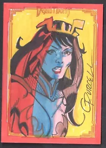 DEJAH THORIS ULTRA-PREMIUM (Dynamite 2019) SKETCH CARD by GORDON PURCELL - Picture 1 of 3
