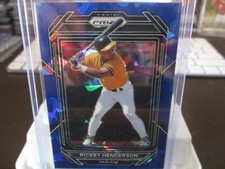 2023 Panini Prizm Blue Cracked Ice RICKEY HENDERSON #234 Oakland Athletics