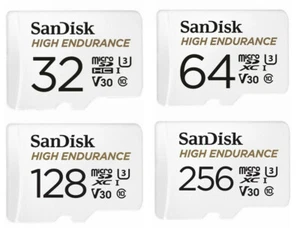 Dash Cam SanDisk High Endurance 32GB 64GB 128GB 256GB Micro SD Card Security AU - Picture 1 of 12