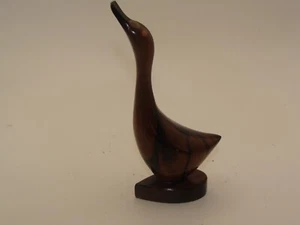 Holz handgeschnitzt Langhals Gans Gansling Ente ~ schönes Holz ~ 5,25" ~ sehr guter Zustand - Bild 1 von 6