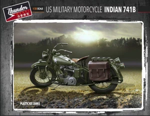 Thunder Model 1/35 35003 moto militare americana indiana 741B - Foto 1 di 1