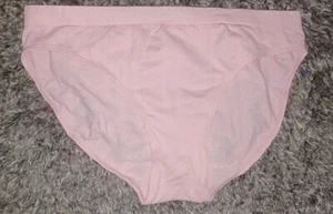 NeW Vs seamless Logo Textured  bikini Panty Size medium pink - Picture 1 of 3
