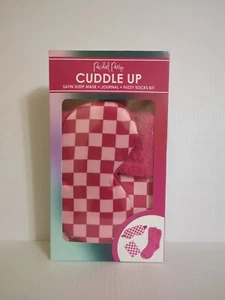 Packed Party Cuddle Up-Satin Sleeper Mask+Journal+Fuzzy Socks Kit-NIB - Picture 1 of 2