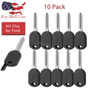 10X Transpondedor Llave Estuche con Hoja H72 H75 para Ford Con Soporte para Chips - Imagen 1 de 6