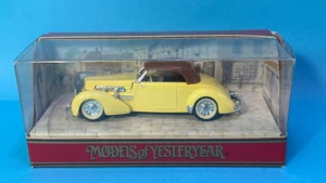1990 Matchbox Models of Yesteryear Diecast Car MIB Y-18 Yellow CORD - Picture 1 of 3