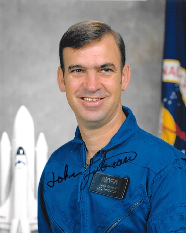 John Fabian Signed 8x10 Space Astronaut Photograph Autographed NASA Cover