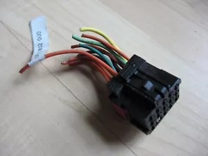 Kenworth W900 TE 967633-1 Black 15-pin Connector w/ Wiring for Wabco ABS #M160AV - Bild 1 von 4