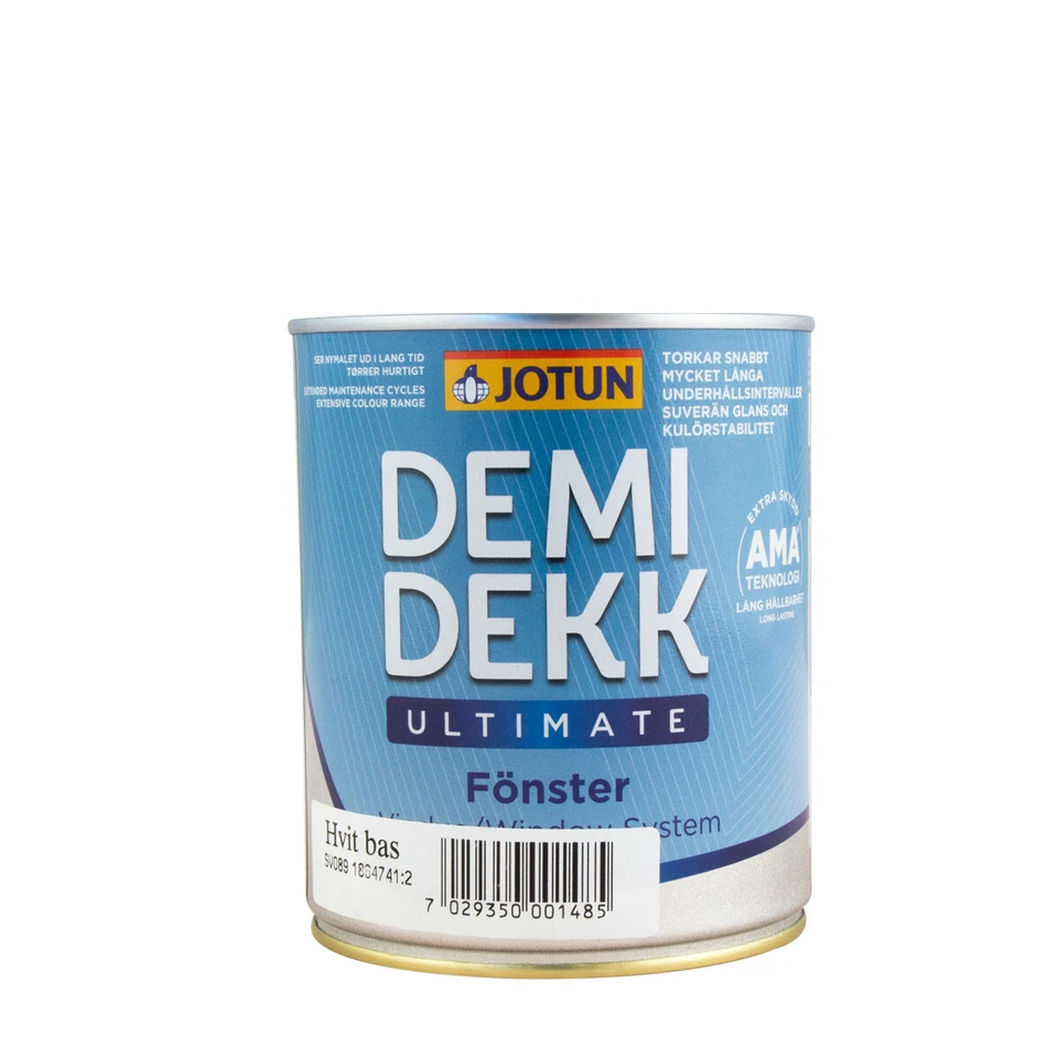 Jotun Demidekk Infinity Details 0,68L weiss, deckende Holzfarbe, Fensterfarbe - Bild 1 von 1