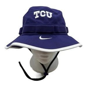 Nike TCU Horned Frogs Apex Bucket Hat Cap Size M Purple NCAA Boonie - Picture 1 of 6