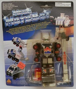 Vintage Mc Toy Mega Moto-Bot Crane Truck Changes into Robot Maisto MCToy - Picture 1 of 1