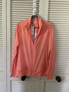 ADIDAS LIGHT ORANGE PEACH FULL ZIP GOLF JACKET SIZE XL - Picture 1 of 5