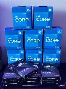 intel i5 12400 Samsung SSD 980 BOXES ONLY  PSU  Motherboard MSI  and more