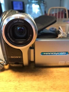 Sony HandyCam DCR-DVD203 NTSC digital video camera recorder DVD-rewritable - Picture 1 of 12