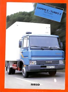 IVECO TRUCKS / GAMME ZETA TURBO ZETA / PROSPECTUS 100 g de 1987 - Picture 1 of 5