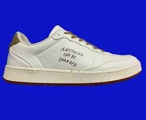 ACBC sneakers uomo EVERGREEN 288 white/coffee materiali sostenibili animal free - Foto 1 di 6