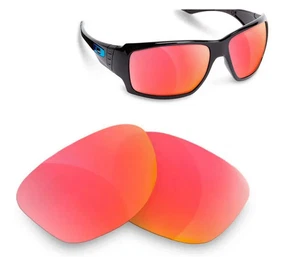 newpolar reemplazo lentes polarizadas para Oakley Big Taco color rojo rubí - Imagen 1 de 2