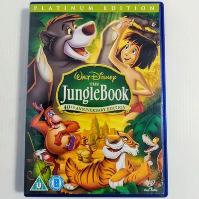 DVD Family Jungle Book 1967 Disney Platinum Edition 2 Disc Anniversary U Classic - Image 1 of 4