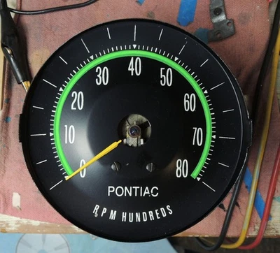 1965 Pontiac GTO Lemans Factory in-dash Tachometer Tach AC Delco original works! - Image 1 of 4