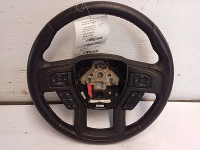 15-20 Ford F150 Black Leather Steering Wheel w/Buttons Genuine OEM 12240821 - Image 1 of 4