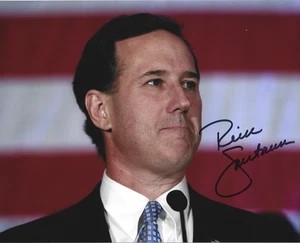 Rick Santorum ECHT handsigniertes 8x10 Foto COA handsigniert Republikanischer Senator GOP - Bild 1 von 2