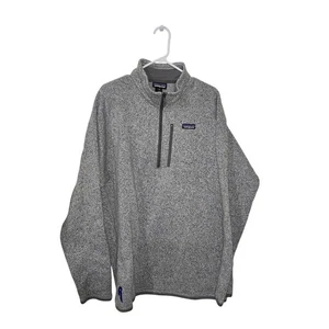 Patagoni Herren Better Sweater 1/4 Zip Stonewash grau Pullover 2XL Wandern - Bild 1 von 10