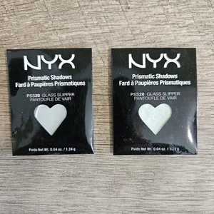 Lot x2 New NYX Cosmetics Single Prismatic Eye Shadows Refill PS20 Glass Slipper - Picture 1 of 2