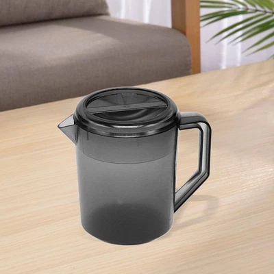 Water Jug Pitcher with Handle and Lid Large Kettle Kitchen Fridge Restaurant - Image 1 of 2