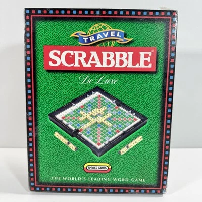 Travel Scrabble De Luxe Spear’s Games Vintage Boxed Sealed - Image 1 of 4
