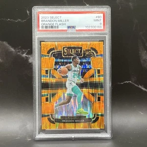 2023-24 Panini Select Brandon Miller Orange Flash #80 PSA 9 Mint Rookie - Bild 1 von 2