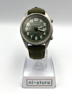 Reloj militar de campo CASIO OVERLAND OVW-100BJ cuarzo solar esfera verde JP -Rango B - Imagen 1 de 23