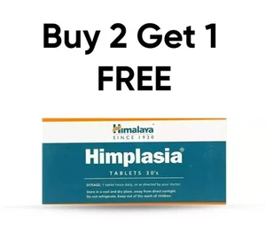 Himalaya Himplasia for Prostate Health 30 Tabs FREE SHIP 2027 BUY 2 GET 1 FREE - Picture 1 of 8