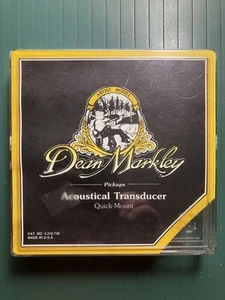 1998 Dean Markley Acoustic Guitar Pickup Artist Transducer  W/ Box original Recp - Picture 1 of 3
