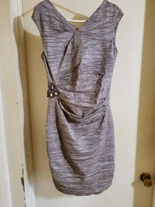 Calvin Klein Damen grau ärmelloses Kleid Größe 10 - Bild 1 von 23