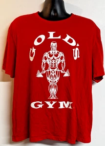 GOLD'S GYM Short Sleeve T-Shirt Men's SZ: 3XL Red - Used - Picture 1 of 10