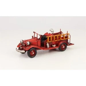 9973032 Nostalgisches Modell-Auto Oldtimer Feuerwehr 10x10x27cm - Picture 1 of 1