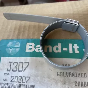 Qty 50 - BAND-IT J307 Junior 2'' X 5/8" Wide x 0.030" Thick, 2" Diameter - Picture 1 of 2