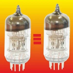 6N2P-EV STRONG (difference = 0) MATCHED TUBES TESTED ~ 12AX7 ECC83 7025 5751 - Picture 1 of 5