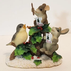 Fitz & Floyd Charming Tails “Everybody Sing” Figurine Original Box 87/102 - Picture 1 of 17