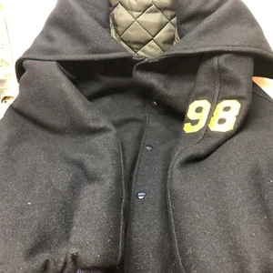 Personal Stitch Sportswear Varsity Letterman Bomber Jacket Blue Men's XXXXLarge - Picture 1 of 14