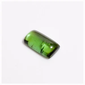6 Ct Natural Green Tourmaline Loose Gemstone 15×8×4 mm Radiant Cabochon - Imagen 1 de 5