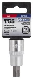 NEU VULCAN GRÖSSE T55 TORX STAR 1/2" ANTRIEBSSCHRAUBENDREHER BIT STECKE 1131630 - Bild 1 von 1