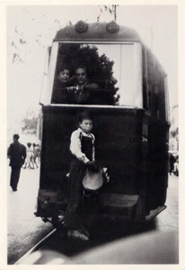 Streetcar, Barcelona Spain 1951•Elliott Erwitt Magnum Photographer POSTCARD - Picture 1 of 1