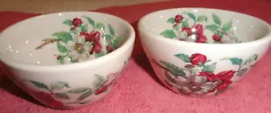 Lamberton Sterling 4 dessert bowls 4" x 2 1/4" Wild Rose pattern - Picture 1 of 4