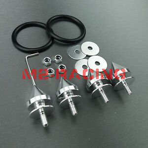 JDM Spike Quick Release Fasteners For Car Bumpers Trunk Fender Hatch Lids Kit