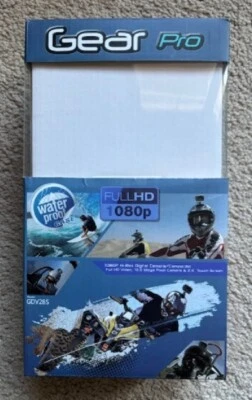 Gear Pro Full HD 1080p Hi-Res Digital Camera/Camcorder Touch Screen GDV285 Blue - Image 1 of 4