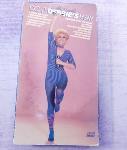 Debbie Reynolds Aerobics VHS Do It Debbie's Way 1983 Workout Video Videotape VTG - Imagen 1 de 8