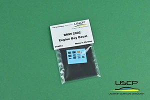Decalcomanie vano motore 1/24 USCP 24A051 BMW 2002 - Foto 1 di 3