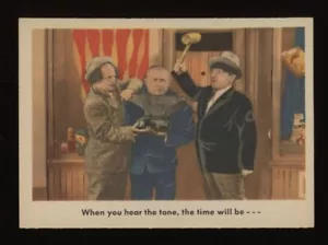 1959 Fleer THE 3 STOOGES "Hear The Tone" #55 *NICE* Set Break Gray Back - Picture 1 of 2